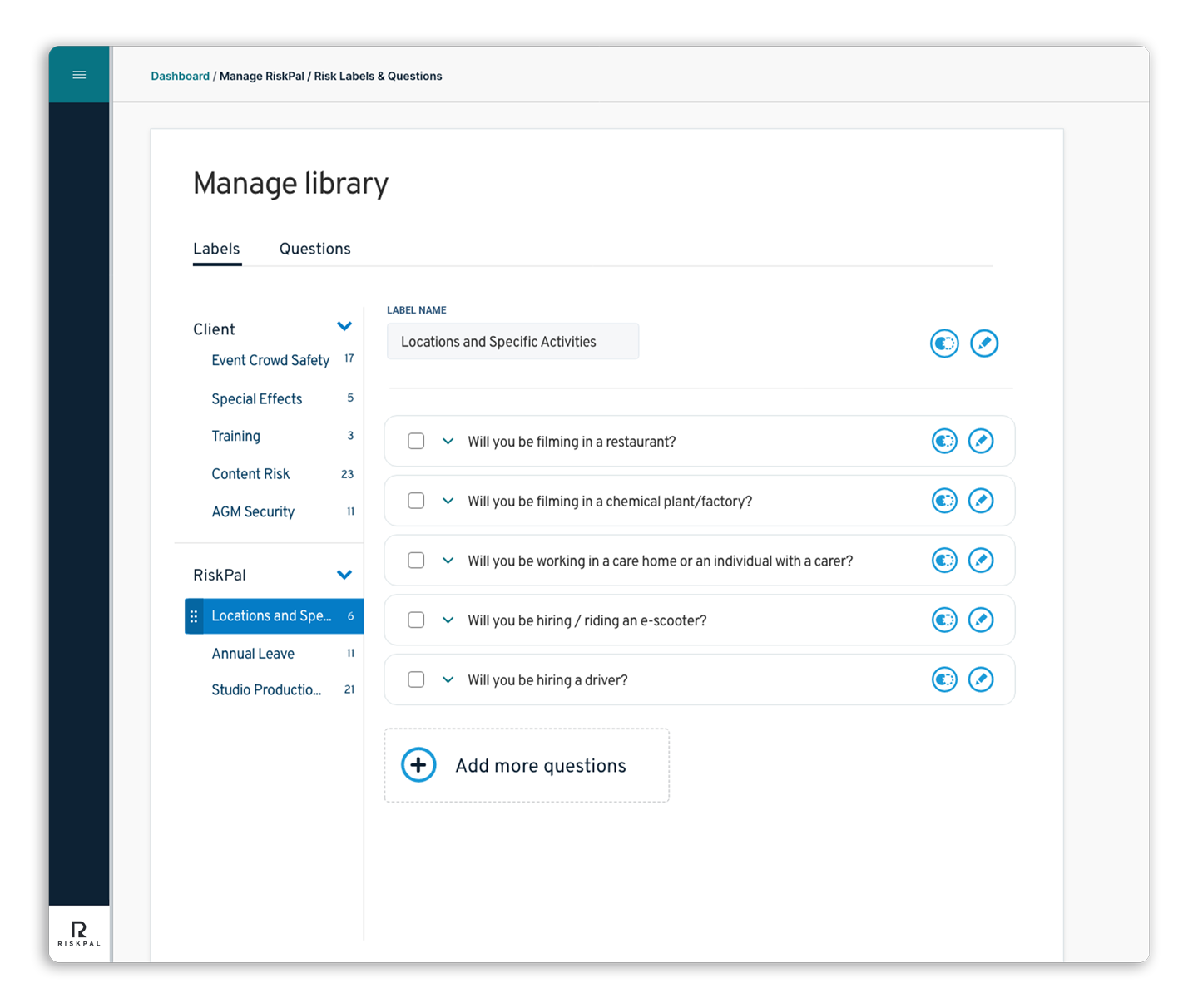 Feature Roundup Feature - The Risk Library